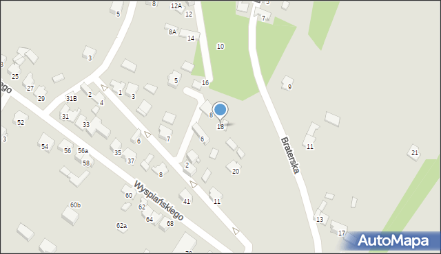 Zawiercie, Cedrowa, 18, mapa Zawiercie