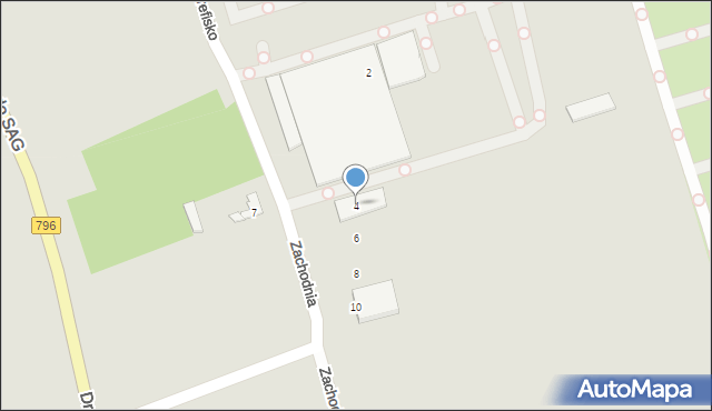 Zawiercie, Cerefisko, 4, mapa Zawiercie