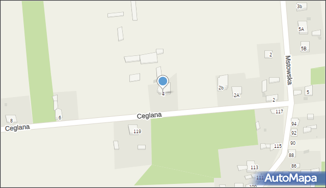 Zdrowa, Ceglana, 4, mapa Zdrowa