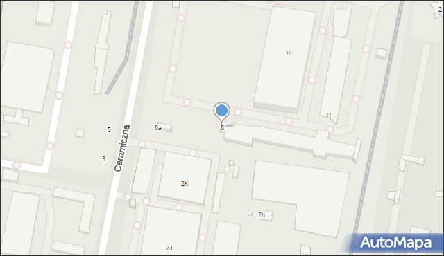 Zduńska Wola, Ceramiczna, 6, mapa Zduńska Wola