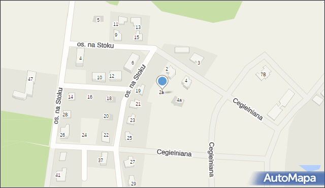 Zwonowice, Cegielniana, 2c, mapa Zwonowice