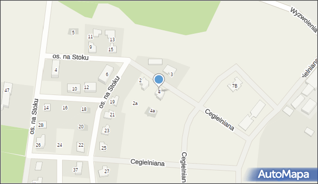 Zwonowice, Cegielniana, 4, mapa Zwonowice