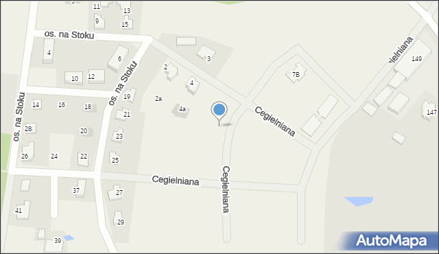 Zwonowice, Cegielniana, 8, mapa Zwonowice