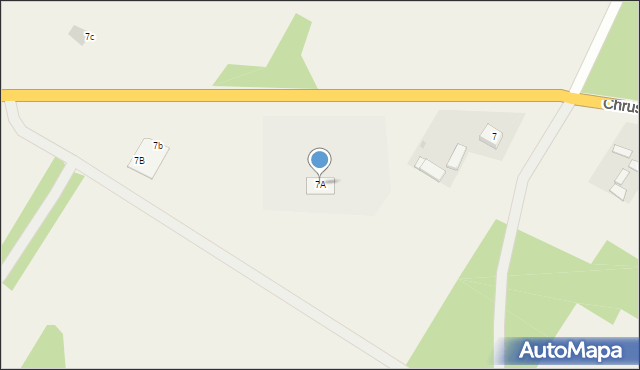 Aleksandrówka, Chrusty, 7A, mapa Aleksandrówka