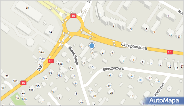 Augustów, Chreptowicza Joachima, 2, mapa Augustów