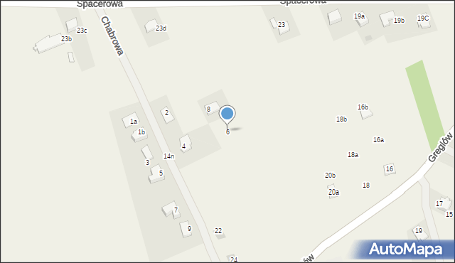 Babice, Chabrowa, 6, mapa Babice