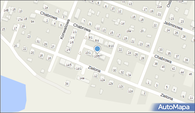Bielsk, Chabrowa, 10/5, mapa Bielsk