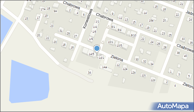 Bielsk, Chabrowa, 14/3, mapa Bielsk