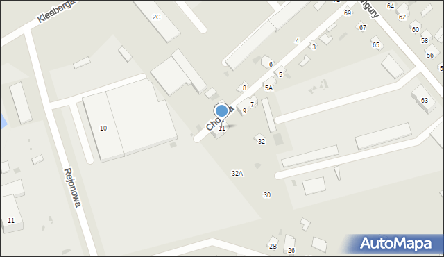 Bielsk Podlaski, Chopina Fryderyka, 11, mapa Bielsk Podlaski