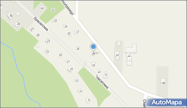 Bieniewiec, Chełmońskiego Józefa, 15, mapa Bieniewiec
