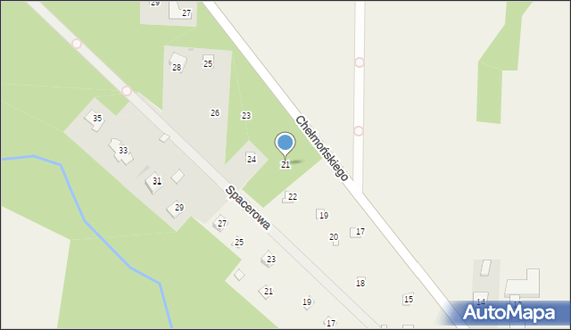 Bieniewiec, Chełmońskiego Józefa, 21, mapa Bieniewiec