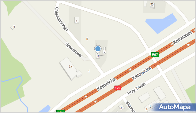 Bieniewiec, Chełmońskiego Józefa, 4, mapa Bieniewiec