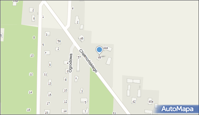 Bieniewiec, Chełmońskiego Józefa, 44, mapa Bieniewiec