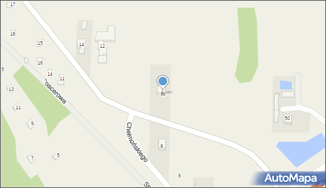 Bieniewiec, Chełmońskiego Józefa, 8b, mapa Bieniewiec