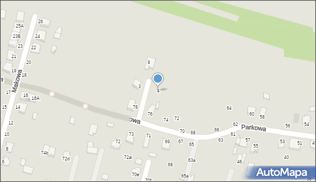 Biłgoraj, Chabrowa, 4, mapa Biłgoraj