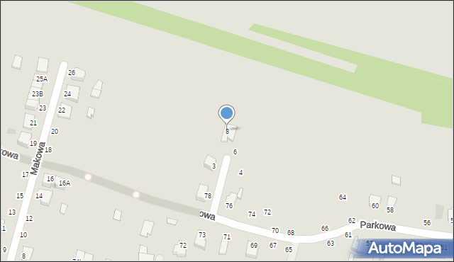 Biłgoraj, Chabrowa, 8, mapa Biłgoraj