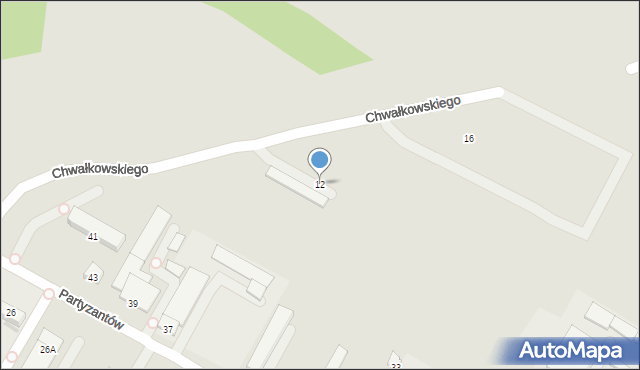 Bochnia, Chwałkowskiego Antoniego, 12, mapa Bochni