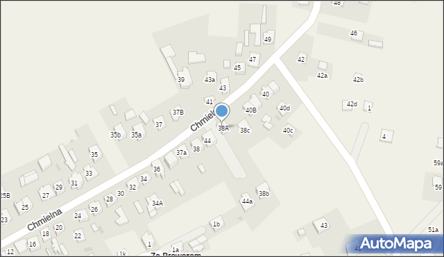 Bolesław, Chmielna, 38A, mapa Bolesław