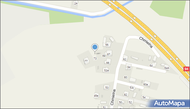 Bolesław, Chmielna, 81, mapa Bolesław