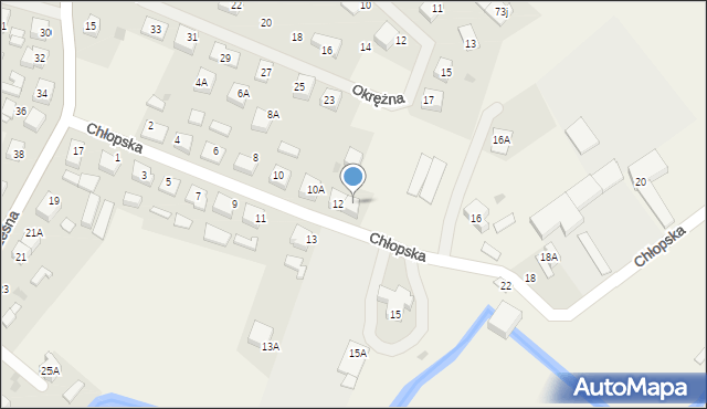 Bolszewo, Chłopska, 12A, mapa Bolszewo