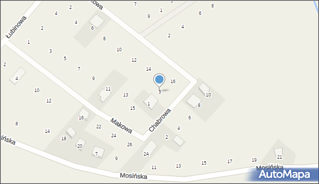 Borkowice, Chabrowa, 3, mapa Borkowice