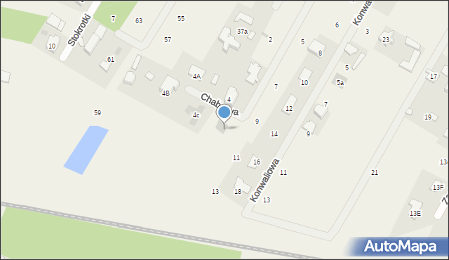 Bramki, Chabrowa, 6, mapa Bramki