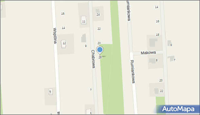 Brańszczyk, Chabrowa, 18, mapa Brańszczyk