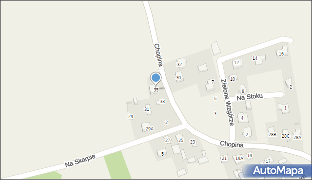 Brańszczyk, Chopina Fryderyka, 35, mapa Brańszczyk
