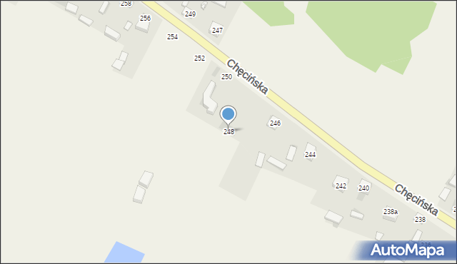 Brzeziny, Chęcińska, 248, mapa Brzeziny