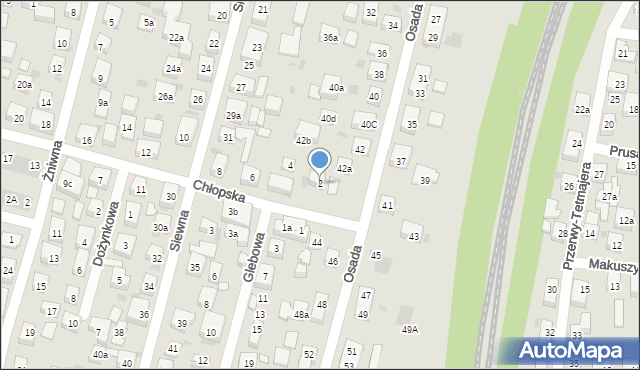 Bydgoszcz, Chłopska, 2, mapa Bydgoszczy