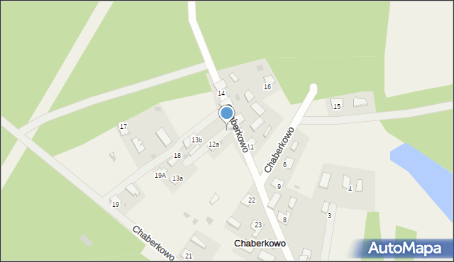 Chaberkowo, Chaberkowo, 38, mapa Chaberkowo