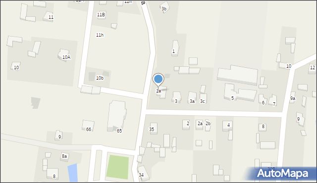 Chabielice-Kolonia, Chabielice-Kolonia, 1a, mapa Chabielice-Kolonia