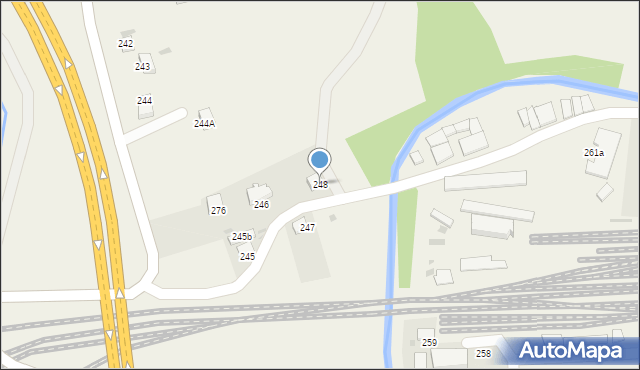 Chabówka, Chabówka, 248, mapa Chabówka