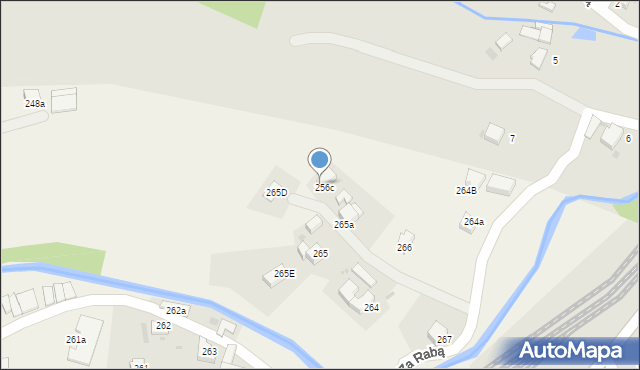 Chabówka, Chabówka, 265C, mapa Chabówka