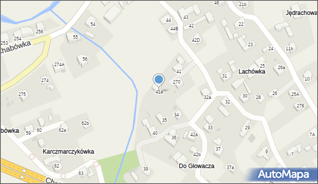Chabówka, Chabówka, 41a, mapa Chabówka