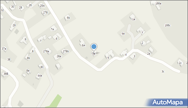 Chabówka, Chabówka, 5a, mapa Chabówka