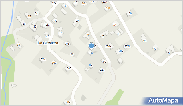 Chabówka, Chabówka, 8b, mapa Chabówka