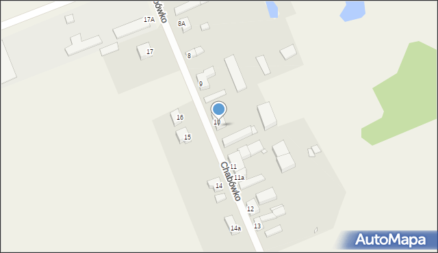 Chabówko, Chabówko, 10a, mapa Chabówko
