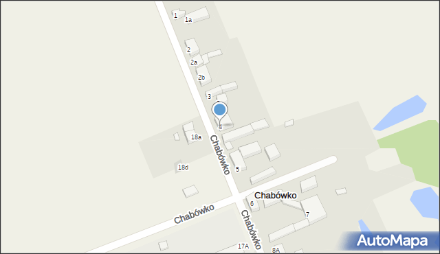 Chabówko, Chabówko, 4, mapa Chabówko