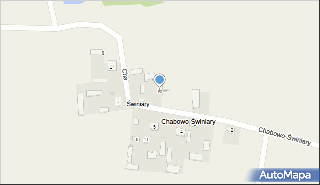 Chabowo-Świniary, Chabowo-Świniary, 10, mapa Chabowo-Świniary