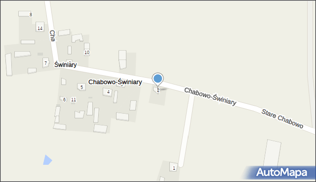 Chabowo-Świniary, Chabowo-Świniary, 2, mapa Chabowo-Świniary