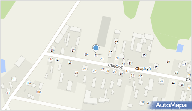 Chądzyń, Chądzyń, 21, mapa Chądzyń