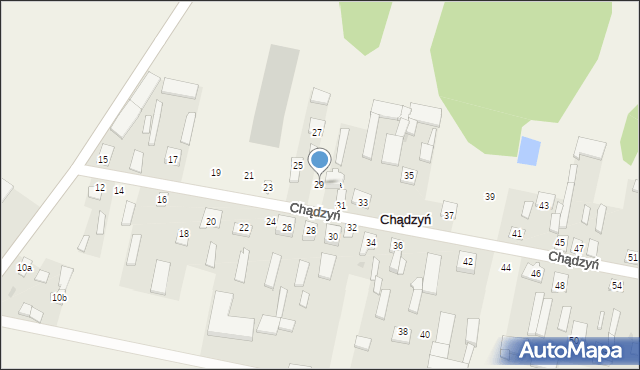Chądzyń, Chądzyń, 29, mapa Chądzyń