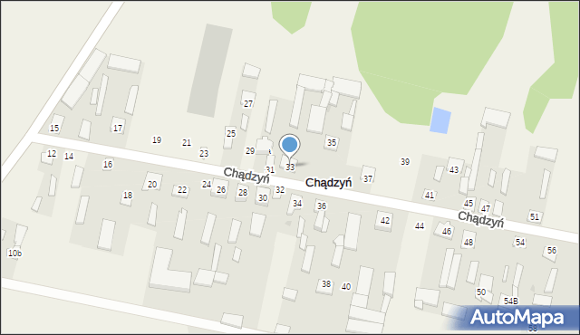 Chądzyń, Chądzyń, 33, mapa Chądzyń