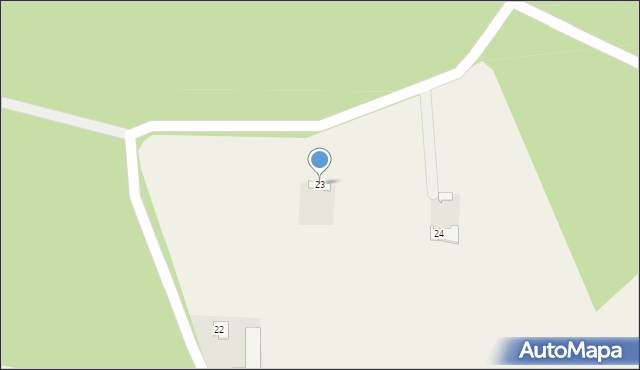 Chądzyny-Krusze, Chądzyny-Krusze, 23, mapa Chądzyny-Krusze