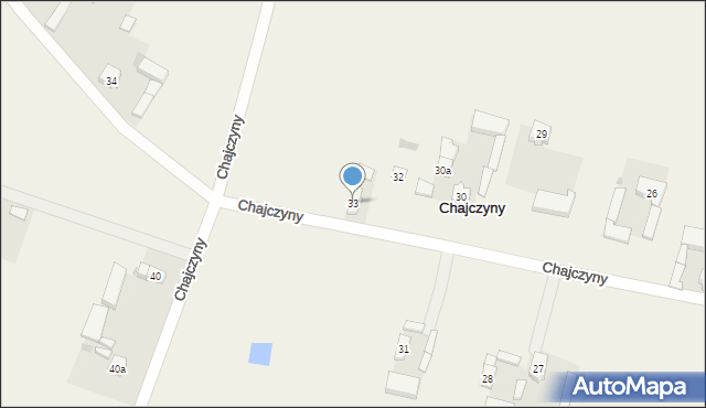 Chajczyny, Chajczyny, 33, mapa Chajczyny
