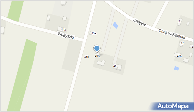 Chajew, Chajew, 46A, mapa Chajew