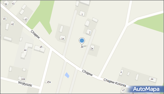 Chajew-Kolonia, Chajew-Kolonia, 2b, mapa Chajew-Kolonia