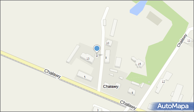 Chaławy, Chaławy, 4, mapa Chaławy