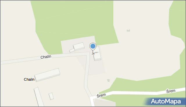 Chalin, Chalin, 1a, mapa Chalin